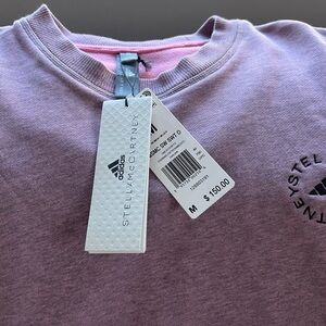 Adidas by Stella McCartney Women’s Lavender Pink Crewneck Sweatshirt